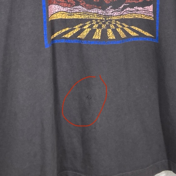 Vans Women’s Off The Wall World Tour Short Sleeve T-shirt Washed Black Large - Picture 12 of 14